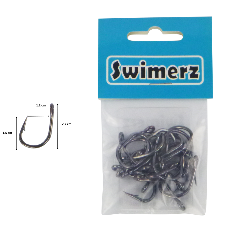 Swimerz 2/0 Heavy Duty Jigging Hooks 20 pack - Outbackers