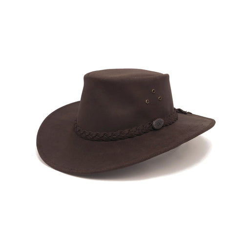 Kids Busselton Leather Hat - Outbackers