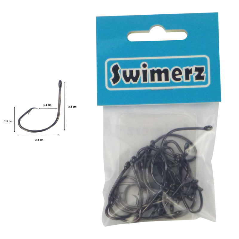 Swimerz 3/0 Offset Circle Hook 25 pack - Outbackers