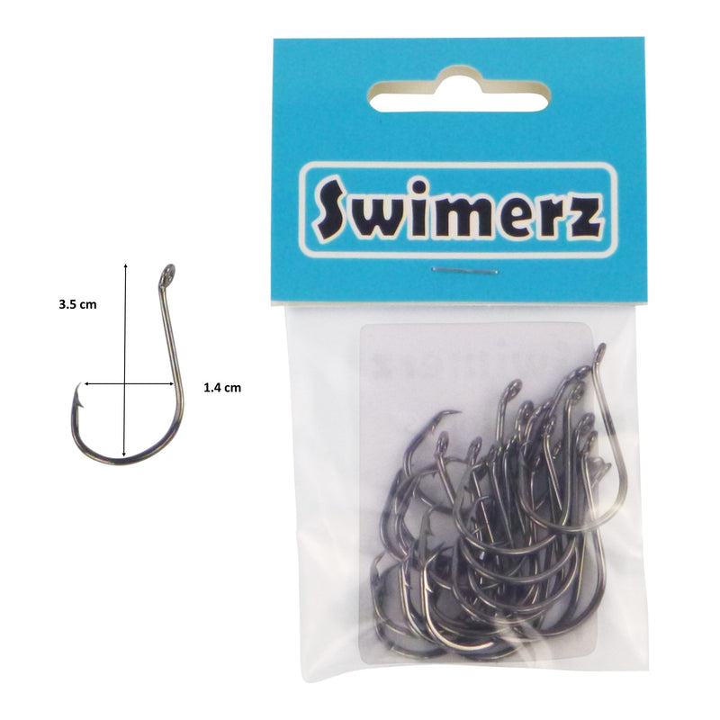 Swimerz 4/0 Octopus Circle Hooks, 20 pack - Outbackers