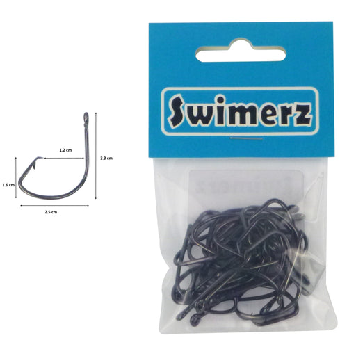 Swimerz 4/0 Offset Circle Hook 25 pack - Outbackers