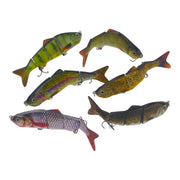 Finesse Naturals 4 Segment Swimbait, 110mm, Perch - Outbackers