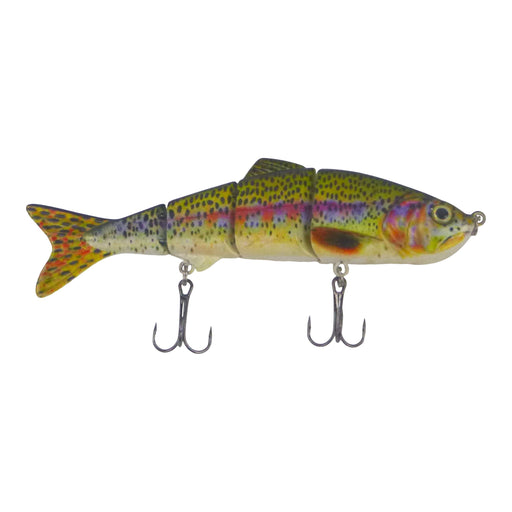 Finesse Naturals 4 Segment Swimbait, 110mm, Rainbow - Outbackers