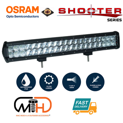 20inch Osram LED Light Bar 5D 126w Sopt Flood Combo Beam Work Driving Lamp 4wd - Outbackers