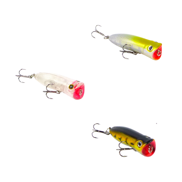 Toppu Mizzu Popper, 55mm, Clear - Outbackers