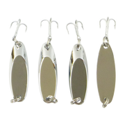 Finesse Chrome Kaster Jig, 7 Grams. Pack of 4 Jigs - Outbackers