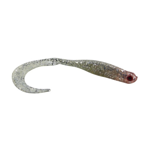 Swimerz 100 mm VTail Soft Plastic Lure, Silver Glitter, 5 pack - Outbackers