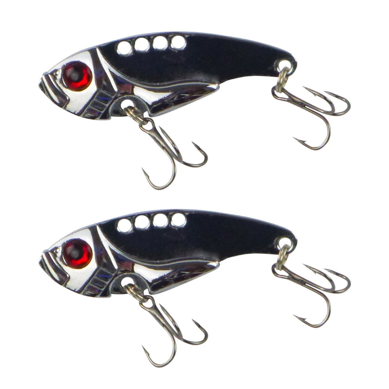 Finesse Metal Blade, Silver Flash 55mm, 2 Pack - Outbackers