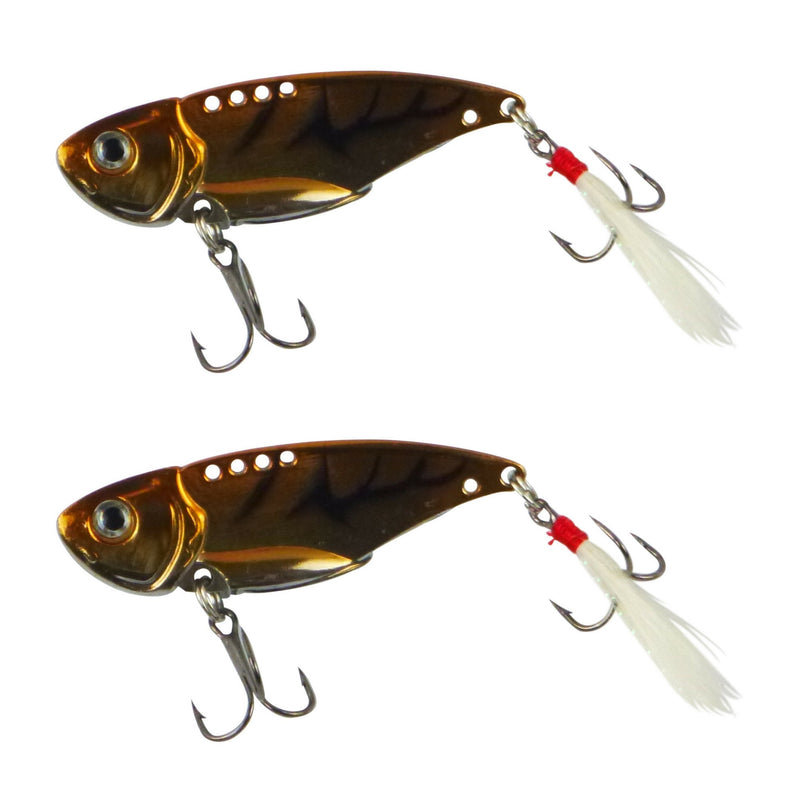 Finesse Feather Blade, Bronze Stripe, 55mm, 2 Pack - Outbackers