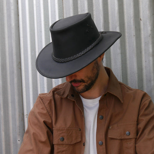 Iron Cove Leather Hat - Outbackers