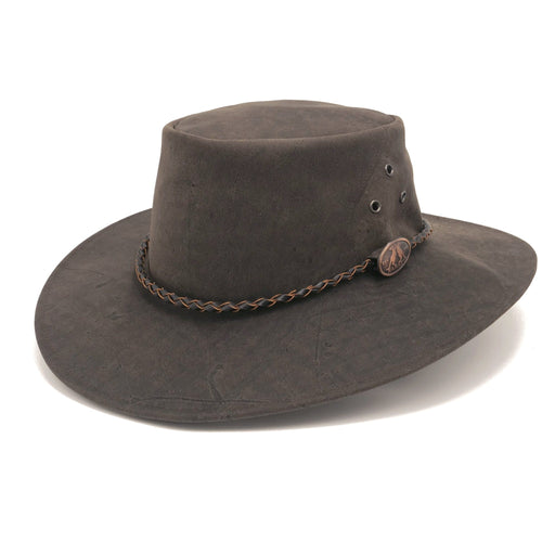 The Roo Leather Hat - Outbackers