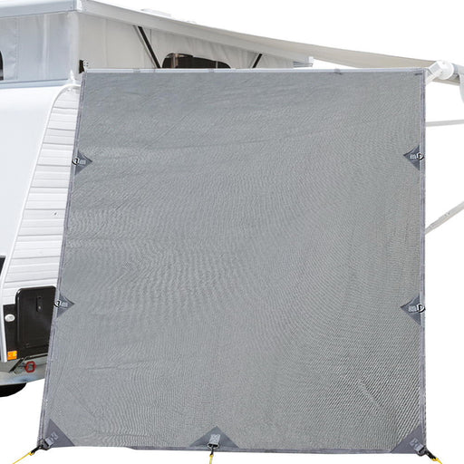 Pop Top Caravan Privacy Screen 2.1 x 1.8M Sun Shade End Wall Roll Out Awning - Outbackers
