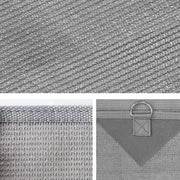 Pop Top Caravan Privacy Screen 2.1 x 1.8M Sun Shade End Wall Roll Out Awning - Outbackers