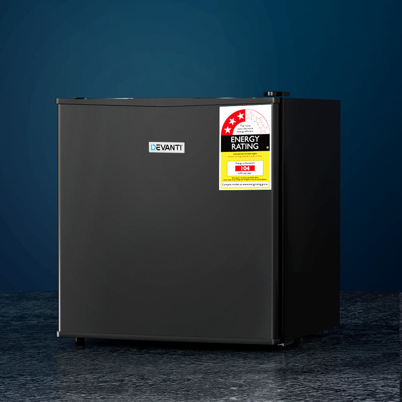 Devanti Bar Fridge 48L - Black - Outbackers