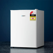 Devanti 70L Portable Mini Bar Fridge - White - Outbackers