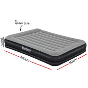 Bestway Air Bed Beds Mattress Premium Inflatable Built-in Pump Queen Size - Outbackers