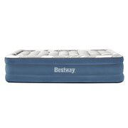 Bestway Air Mattress Bed Queen Size Inflatable Camping Beds Print Top Carry Bag - Outbackers