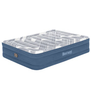 Bestway Air Mattress Bed Queen Size Inflatable Camping Beds Print Top Carry Bag - Outbackers