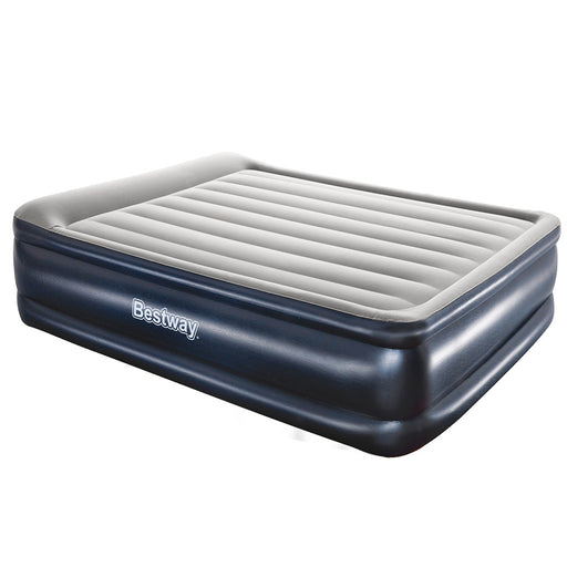 Bestway Queen Air Bed Inflatable Mattress Sleeping Mat Built-in Pump - Outbackers