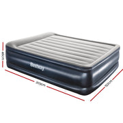 Bestway Queen Air Bed Inflatable Mattress Sleeping Mat Built-in Pump - Outbackers