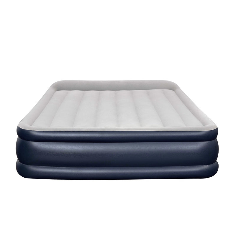 Bestway Queen Air Bed Inflatable Mattress Sleeping Mat Built-in Pump - Outbackers