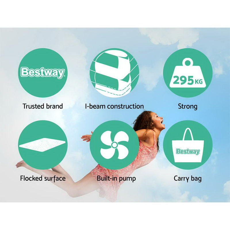 Bestway Air Bed Inflatable Mattress Queen - Outbackers