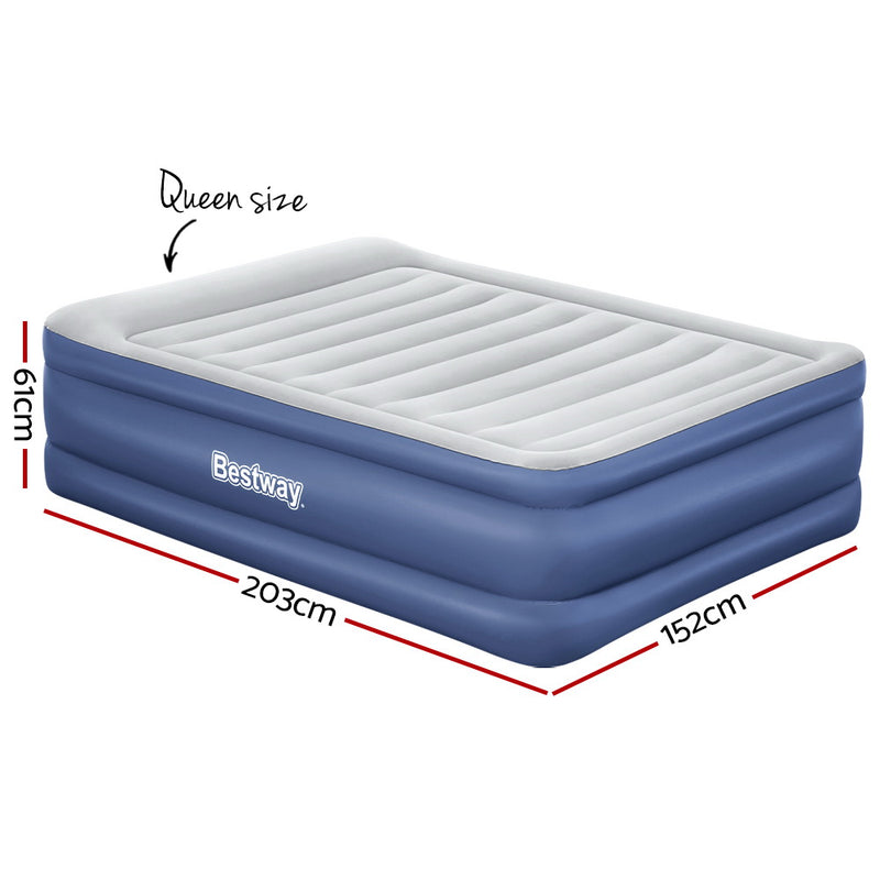 Bestway Air Bed Beds Queen Mattress Inflatable TRITECH Airbed - Outbackers