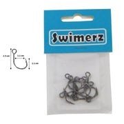 Swimerz Big Eye Inline Lure Hooks, Size 1, 10 Pack - Outbackers