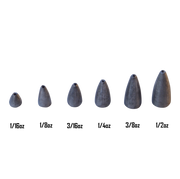 Swimerz 3/16 oz Lead Bullet Sinker - Qty 15 Pack - Outbackers