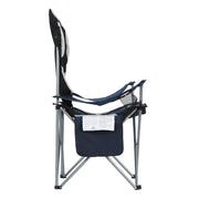 Weisshorn 2X Camping Chairs Folding Arm Chair Portable Camping Garden Fishing - Outbackers