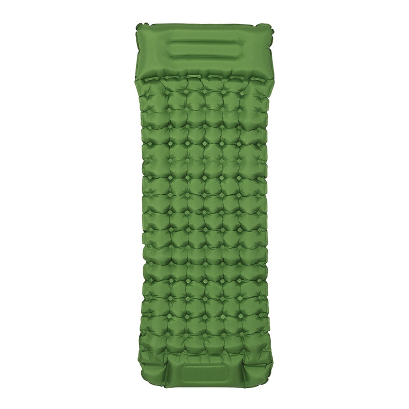 Weisshorn Self Inflating Mattress Camping Sleeping Mat Air Bed Pad Single Pillow - Outbackers
