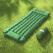 Weisshorn Self Inflating Mattress Camping Sleeping Mat Air Bed Pad Single Pillow - Outbackers