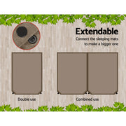 Weisshorn Double Size Self Inflating Mattress Mat 10CM Thick   Coffee - Outbackers