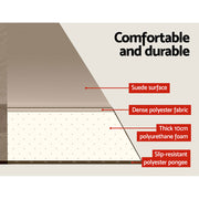Weisshorn Double Size Self Inflating Mattress Mat 10CM Thick   Coffee - Outbackers