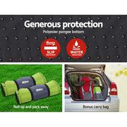 Weisshorn Self Inflating Mattress Camping Sleeping Mat Air Bed Pad Double Green - Outbackers