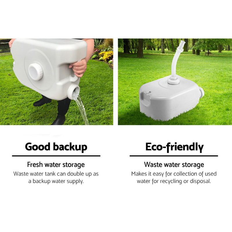 Weisshorn Portable Camping Wash Basin 43L - Outbackers