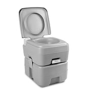 Weisshorn 20L Portable Outdoor Camping Toilet - Grey - Outbackers