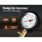 Giantz Rapid Tyre Air Deflator 4X4 4WD with Pressure Gauge Valve Tool - Outbackers