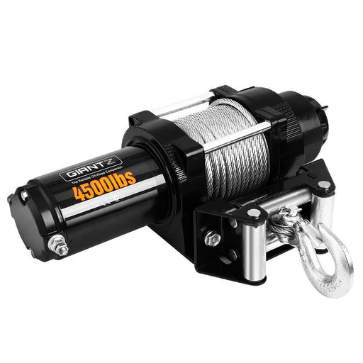 Giantz 12V Wireless Electric Winch Remote with Steel Cable - Outbackers