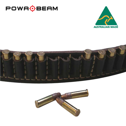 .22cal Leather Ammo Belt - Outbackers