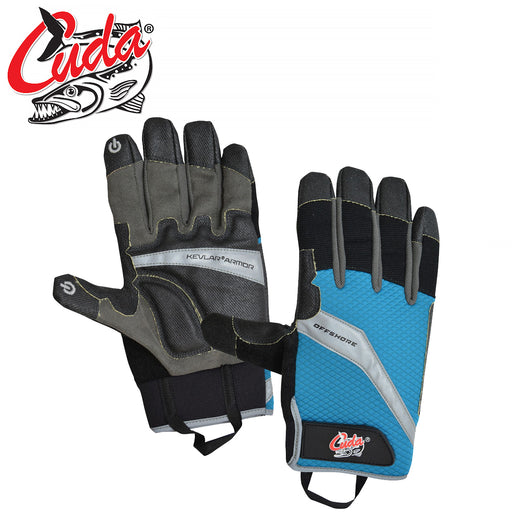 Cuda Kevlar Armor Offshore Gloves - MED - Outbackers