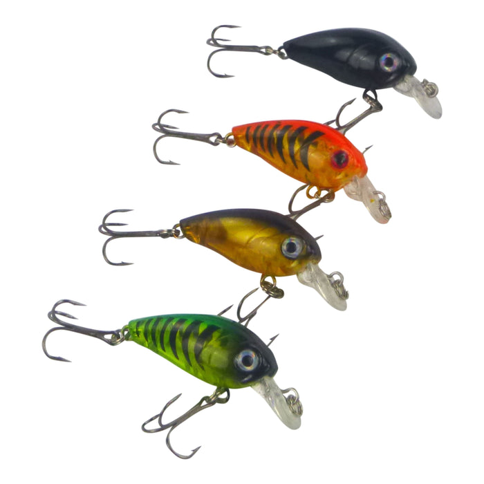 Finesse Chisana Crankbait, Tiger Stripe, 45mm - Outbackers