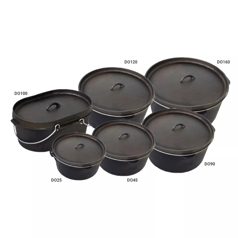 9qt DUTCH OVEN PRESEASONED - Outbackers