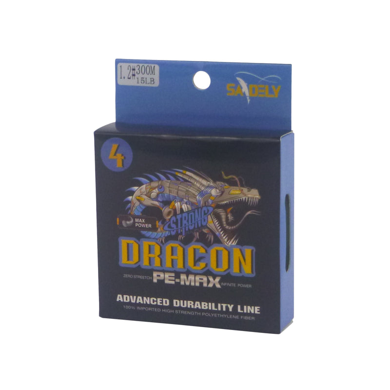Samdely Dracon X4 Braid, Dark Green, #0.6, 8lb, 300Mtr - Outbackers