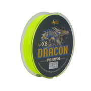 Samdely Dracon X8 Braid, Yellow, #1.0, 15lb, 300Mtr - Outbackers