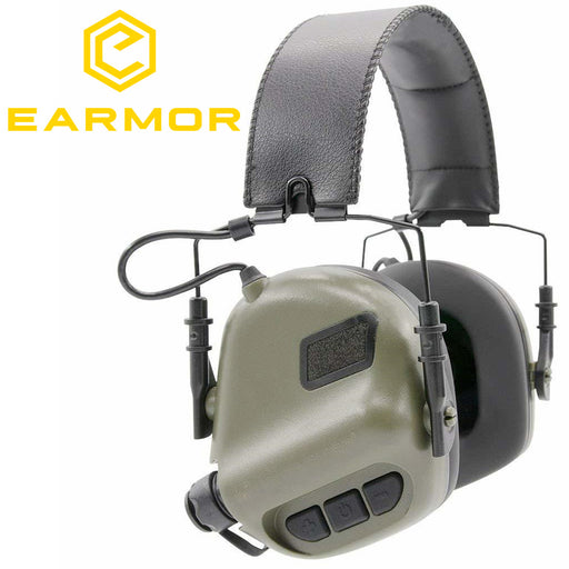 Earmor Premium Electronic Shooting Earmuffs M31- Foliage Green - Outbackers