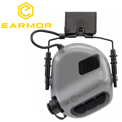 Earmor Premium Electronic Shooting Earmuffs M31- Cadet Grey - Outbackers