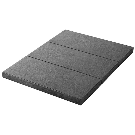 Giselle Bedding Foldable Mattress Folding Portable Bed Camping Mat Queen Grey - Outbackers