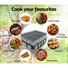 Fire Pit BBQ Grill Table Outdoor Garden Patio Camping Wood Charcoal Fireplace - Outbackers