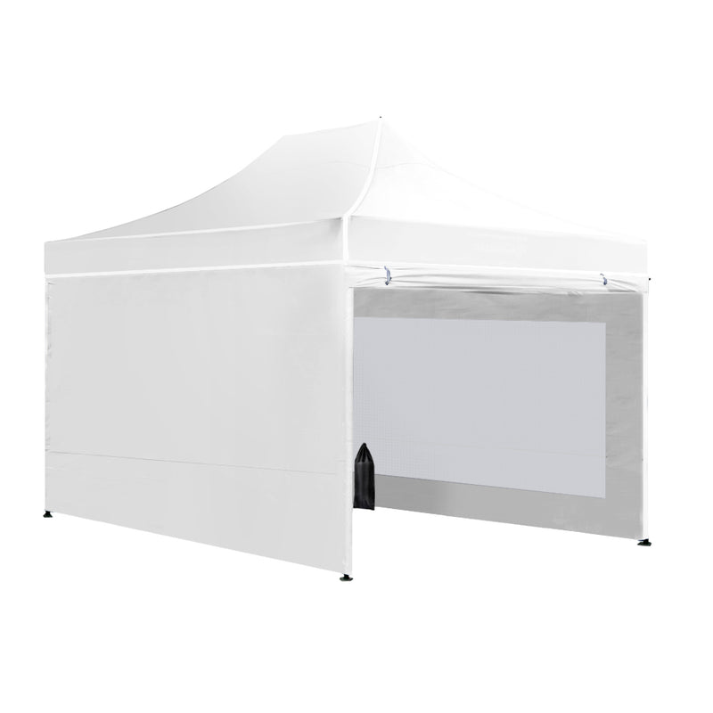 Instahut Gazebo Pop Up Marquee 3x4.5 Folding Wedding Tent Gazebos Shade White - Outbackers